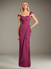 Sheath/Column Sweetheart Floor-Length Mesh Mother of the Bride Dress